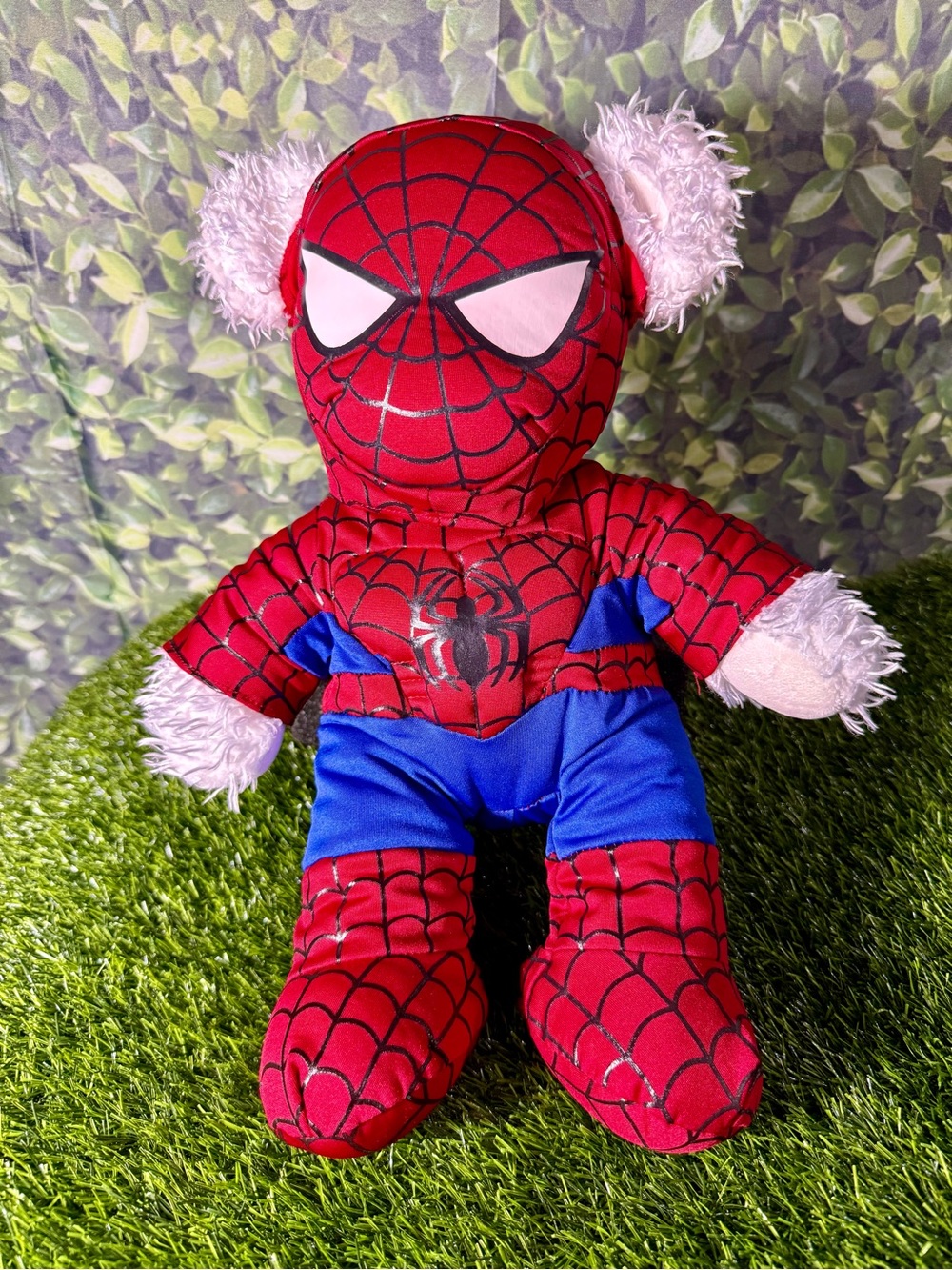Build a Bear Marvel Plush Bear with Spider Man Suit